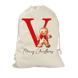 Gingerbread Man Santa Sack