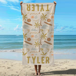 custom quick dry towel boho boys