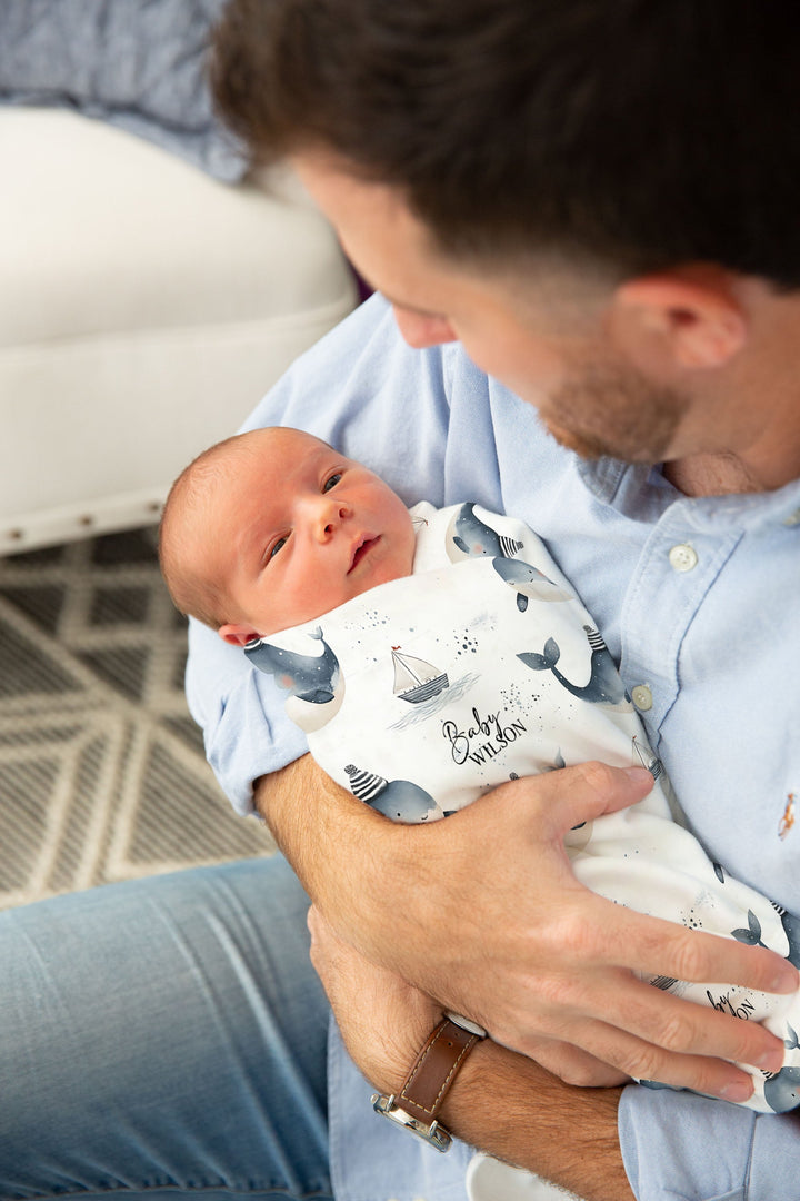 Custom Swaddle Wrap &amp; Beanie