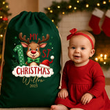my first christmas santa sack