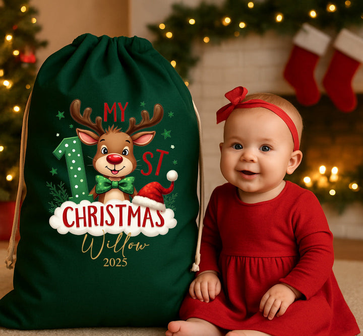 my first christmas santa sack