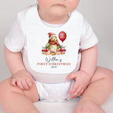 Winnie The Pooh Christmas Bib