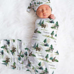 wolf baby swaddle